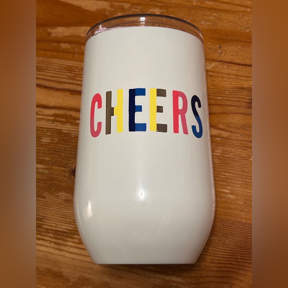 Kate Spade Tumbler 16 oz. NEW Stainless Steel Travel Mug Hot Cold Coffee Wine